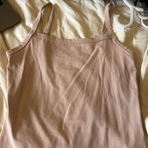 Aritzia Golden Butter Tank- Pink/Beige